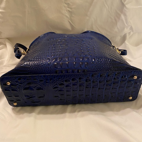 Brahmin sapphire Melbourne large Elaine Satchel - Picture 3 of 5
